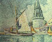 Paul Signac La Rochelle, the Quartermaster's Tower painting